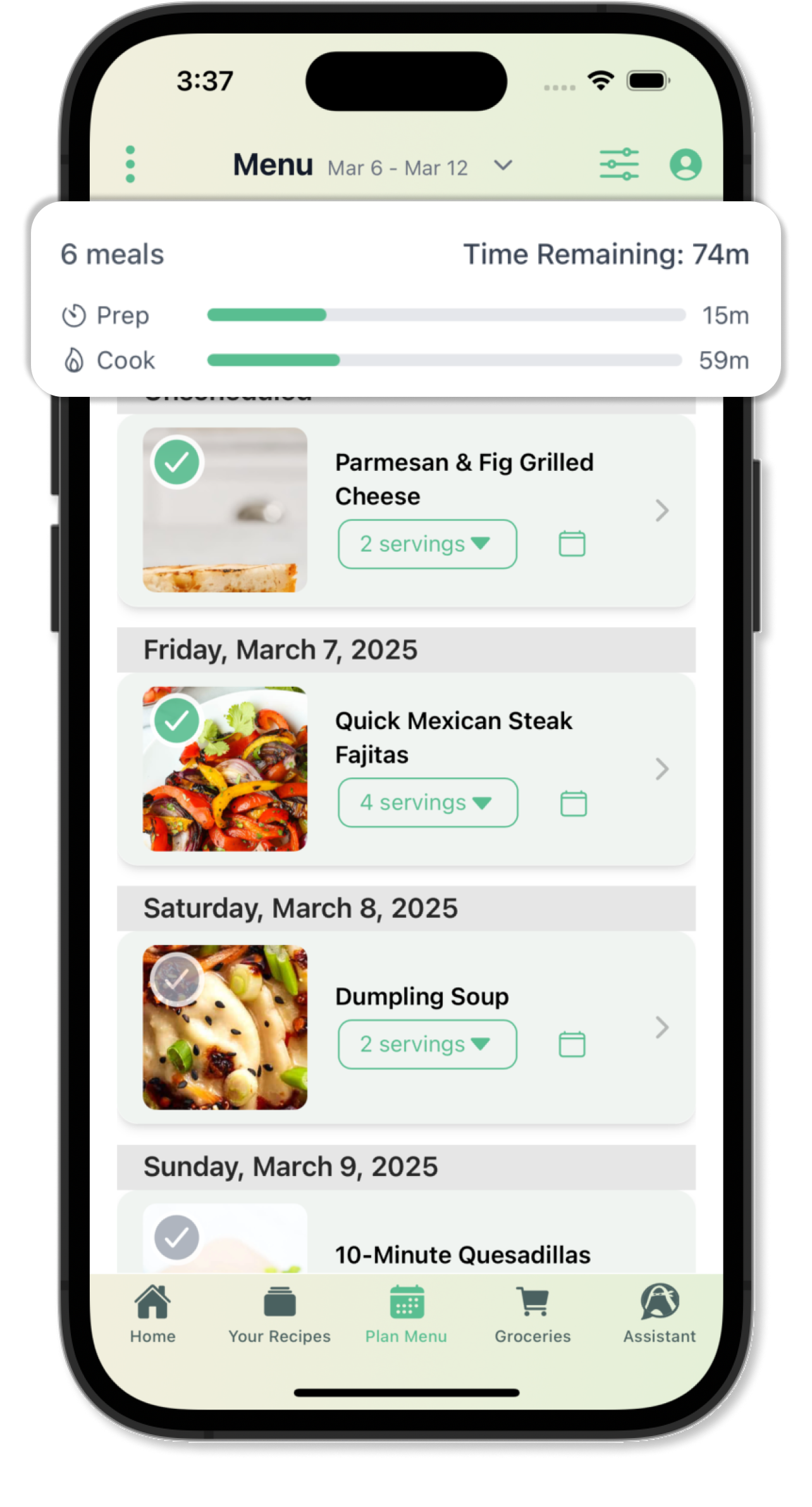 Meal Planner Built Around Your Week